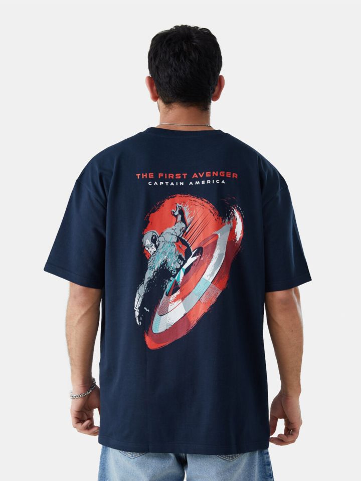 Captain america t shirt myntra hotsell