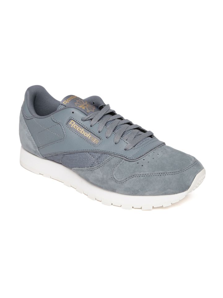 Reebok Classic Men Grey CL Leather ALR Sneakers