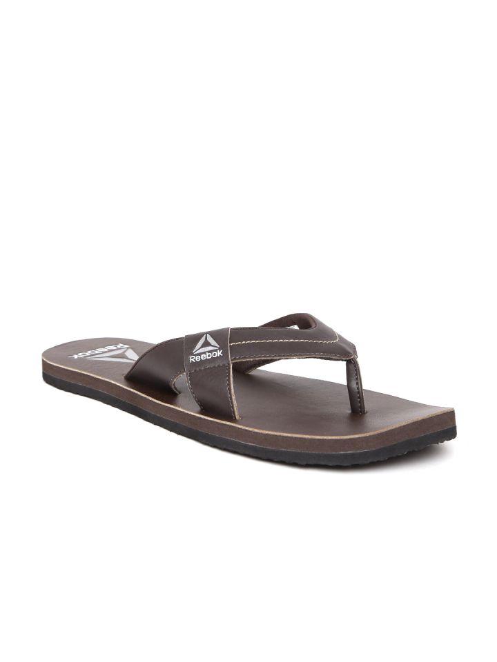 Reebok Men Coffee Brown Jojo Flip Flops