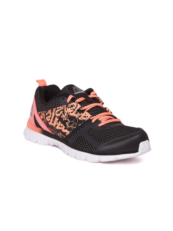Buy Reebok Women Black u0026 Peach Coloured SPEED XT Running Shoes - Sports  Shoes for Women 2003690 | Myntra