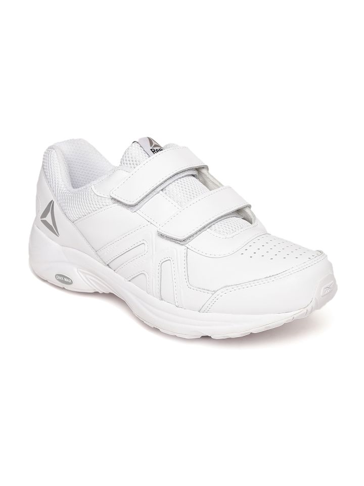 Reebok Men Off White Max Stride Plus Walking Shoes
