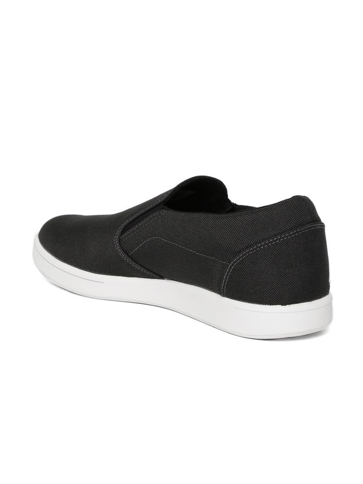 Reebok Men Charcoal Grey Tread Breeze Slip Ons
