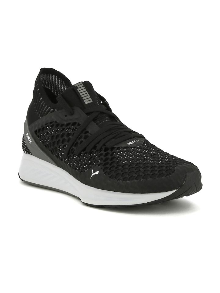 Puma men's black sports on sale shoes