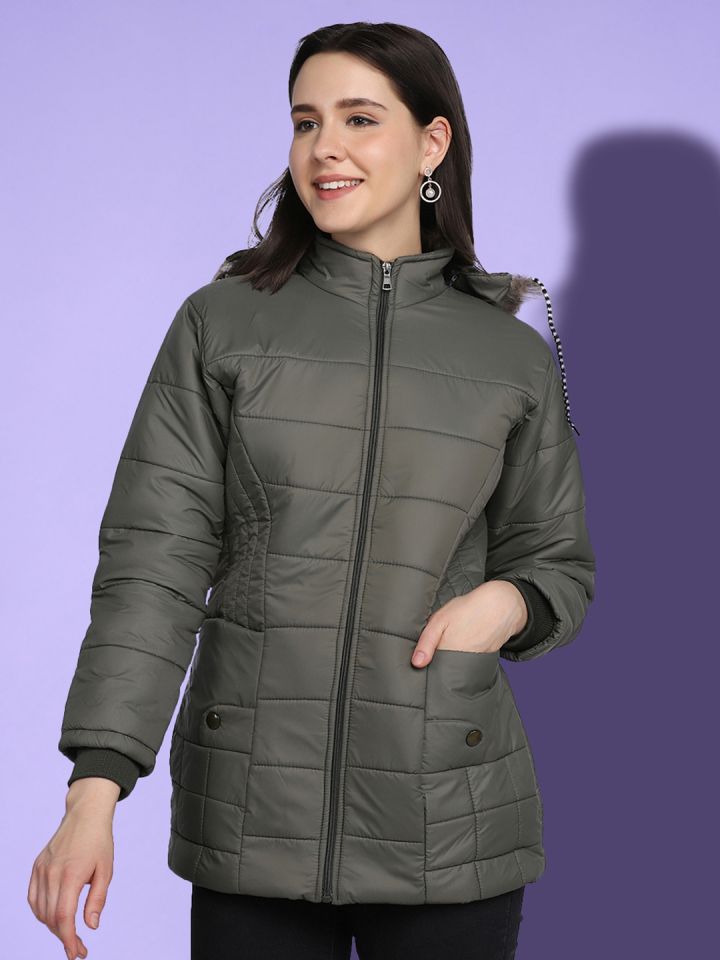 Green lightweight parka womens hotsell