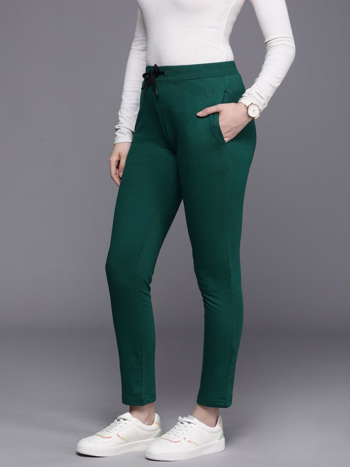 Allen Solly Woman Pure Cotton Casual Trousers