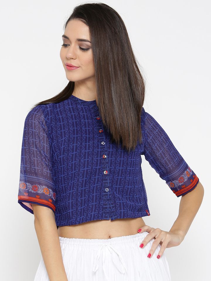 myntra ladies jeans top