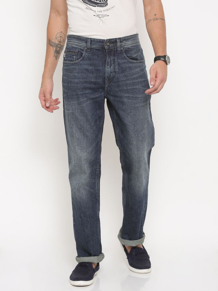 Buy Timberland Men Blue Straight Fit Mid Clean Look Jeans - Jeans for Men 2008515 | Myntra