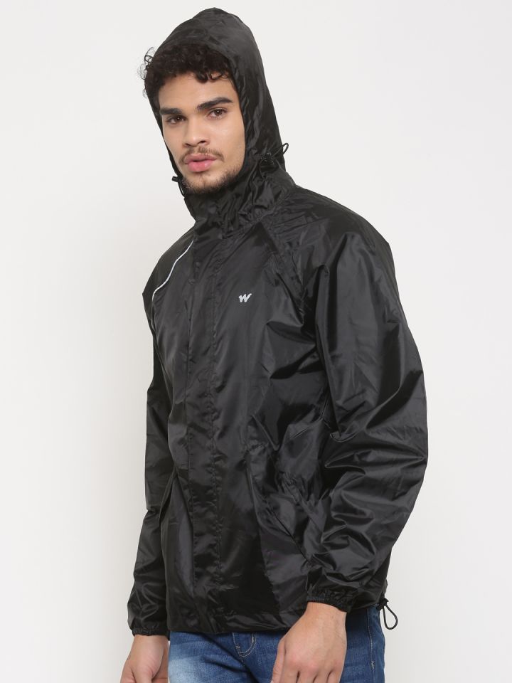 Buy Wildcraft Black Waterproof Rain Cheater Rain Jacket for Men