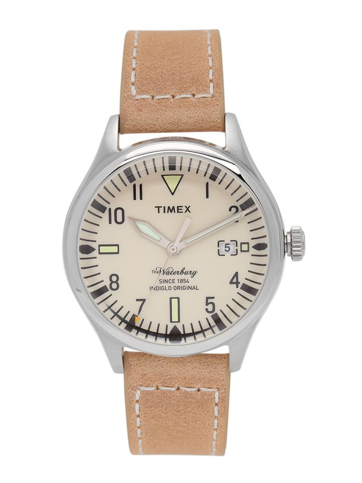 Buy Timex Men Beige Analogue Watch TW2P84500AA Watches for Men