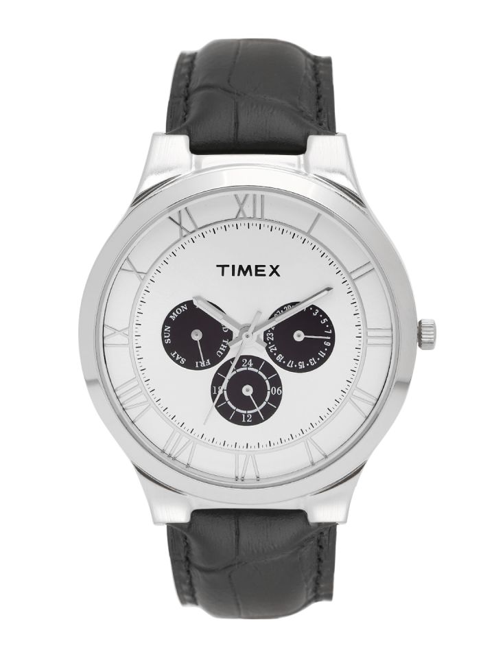 Buy Timex Men Silver Toned Analogue Watch TW000K111 Watches for