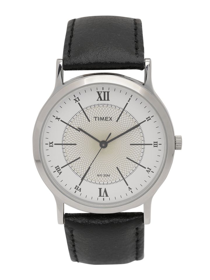 Buy Timex Men Off White Cream Coloured Analogue Watch TW00ZI184