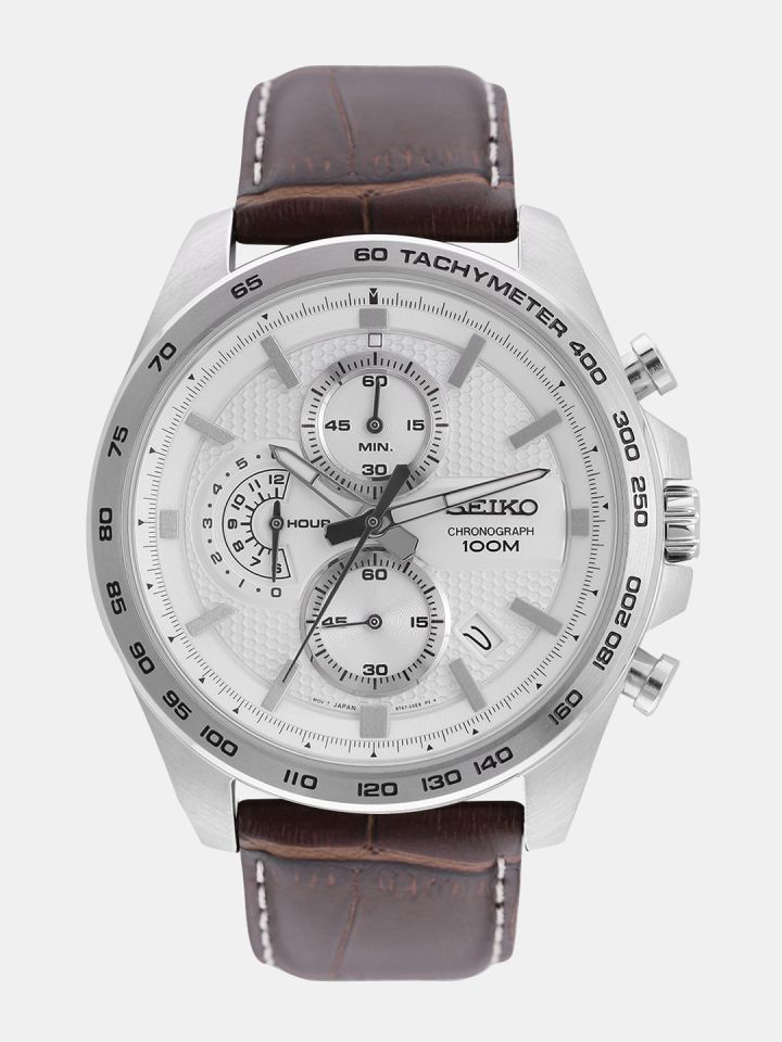SEIKO Chronograph Men White Analogue watch SSB263P1