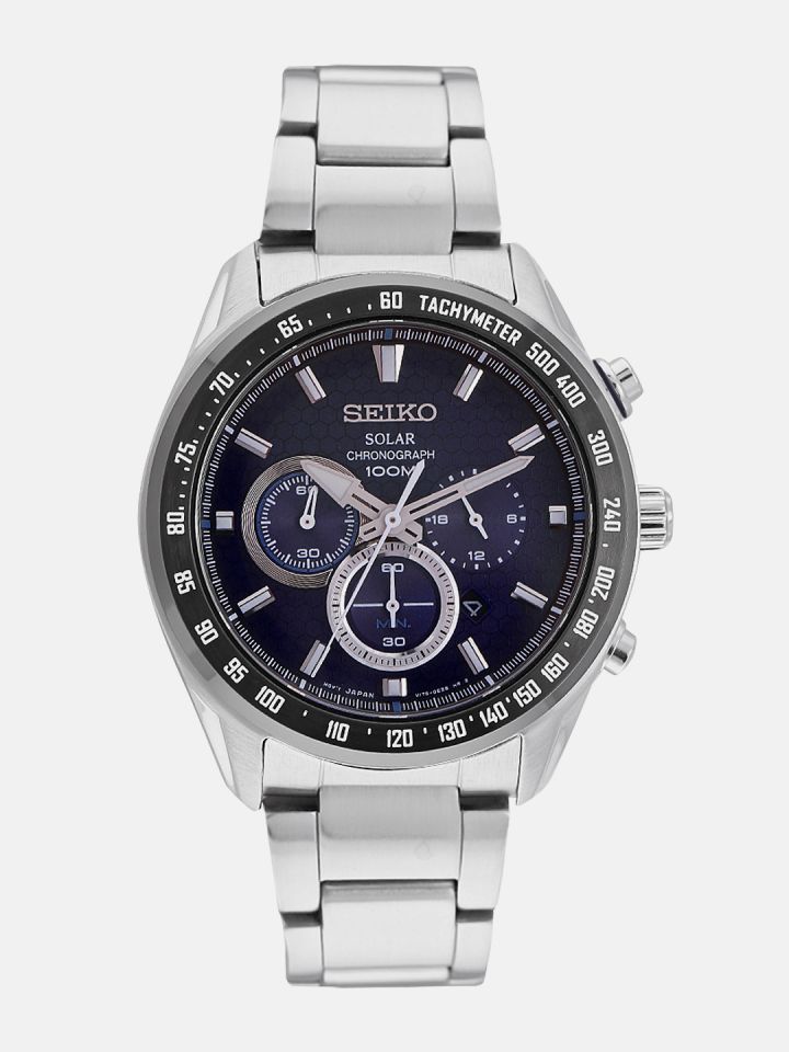Buy SEIKO Men Blue Solar Chronograph Watch SSC585P1 Watches for