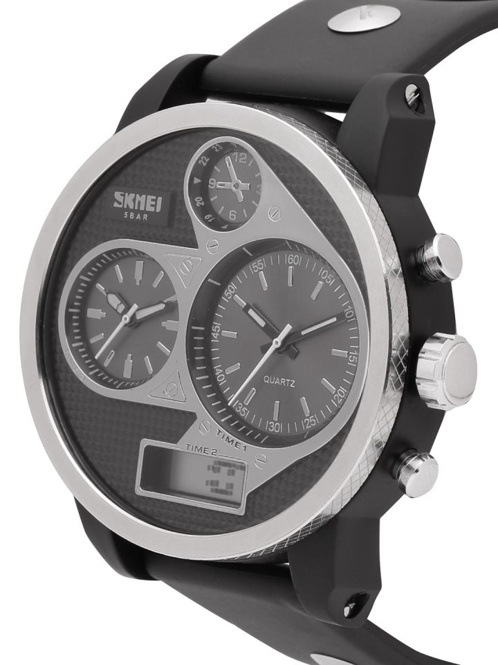 Buy Skmei Men Black Analogue Digital Watch 1033 B Watches for