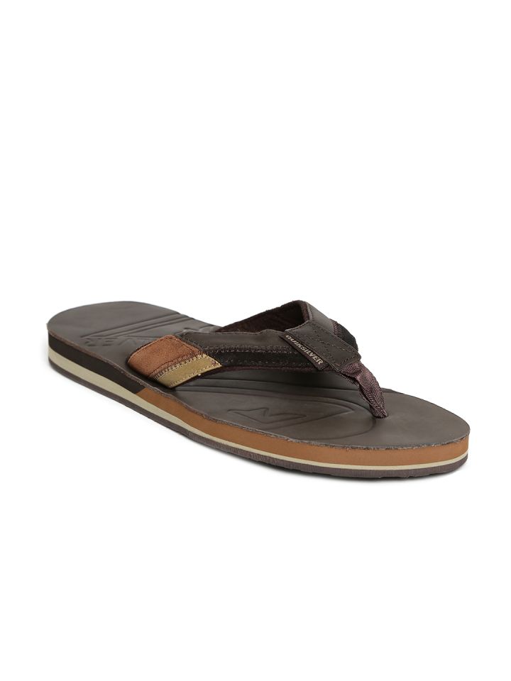 Quiksilver leather flip 2025 flops
