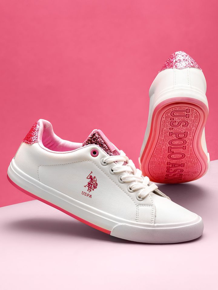 Polo pink best sale sneakers