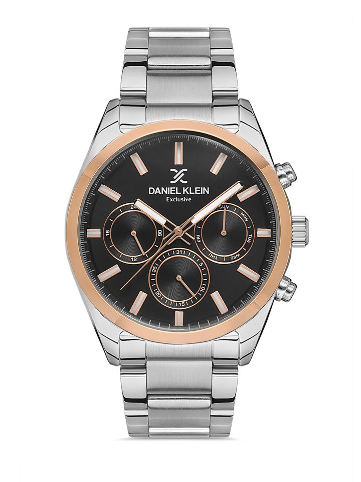Daniel klein silver toned dial watch best sale