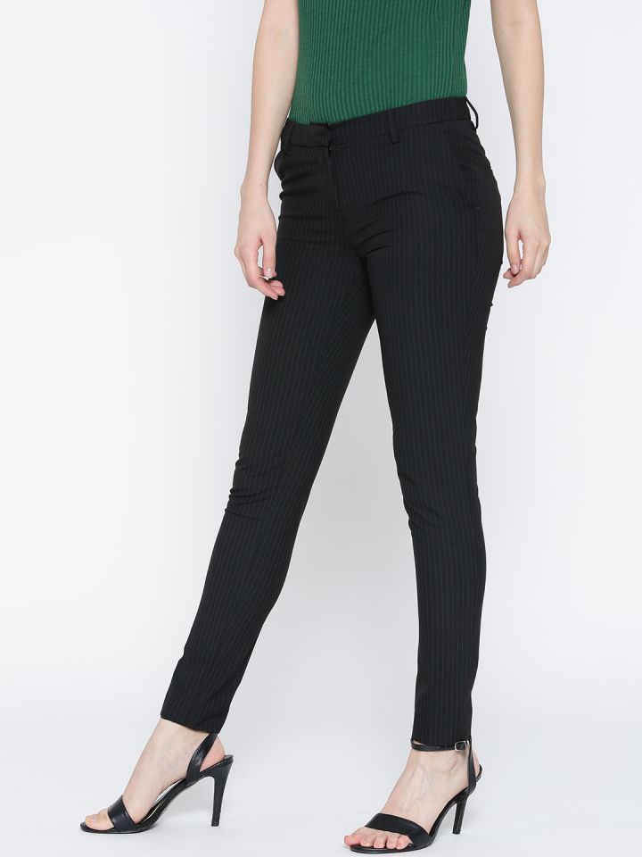 Buy Black Trousers  Pants for Women by Wills Lifestyle Online  Ajiocom