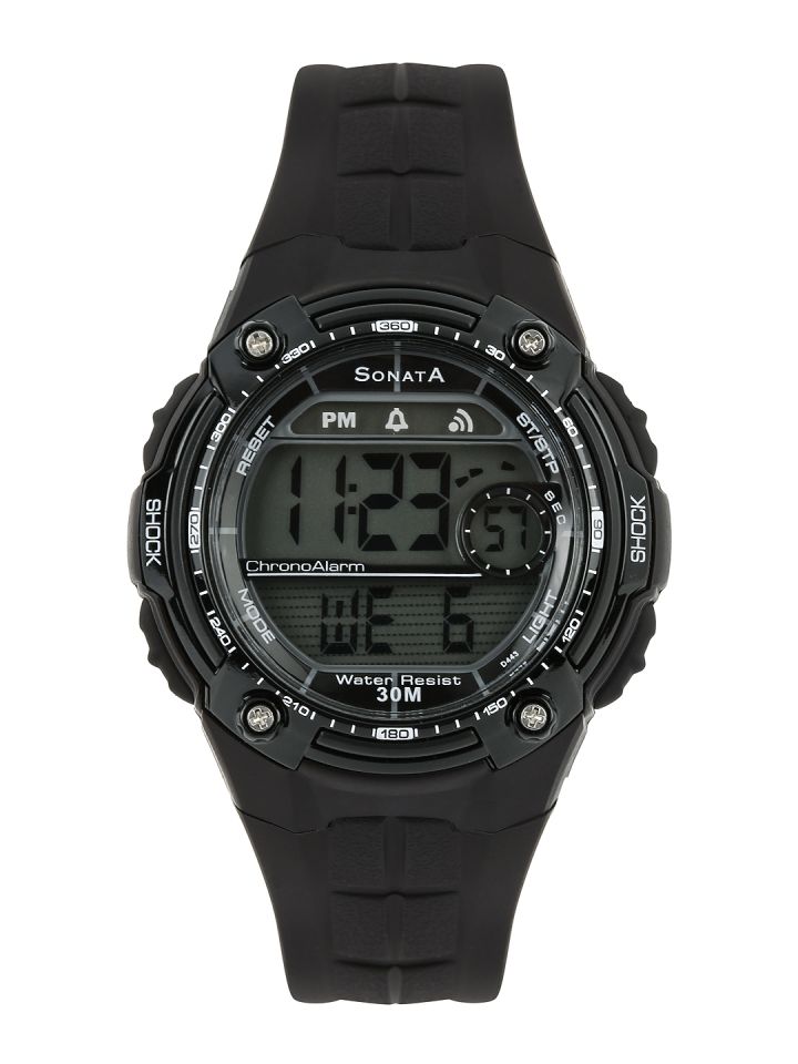 Sonata shock resistant on sale watch