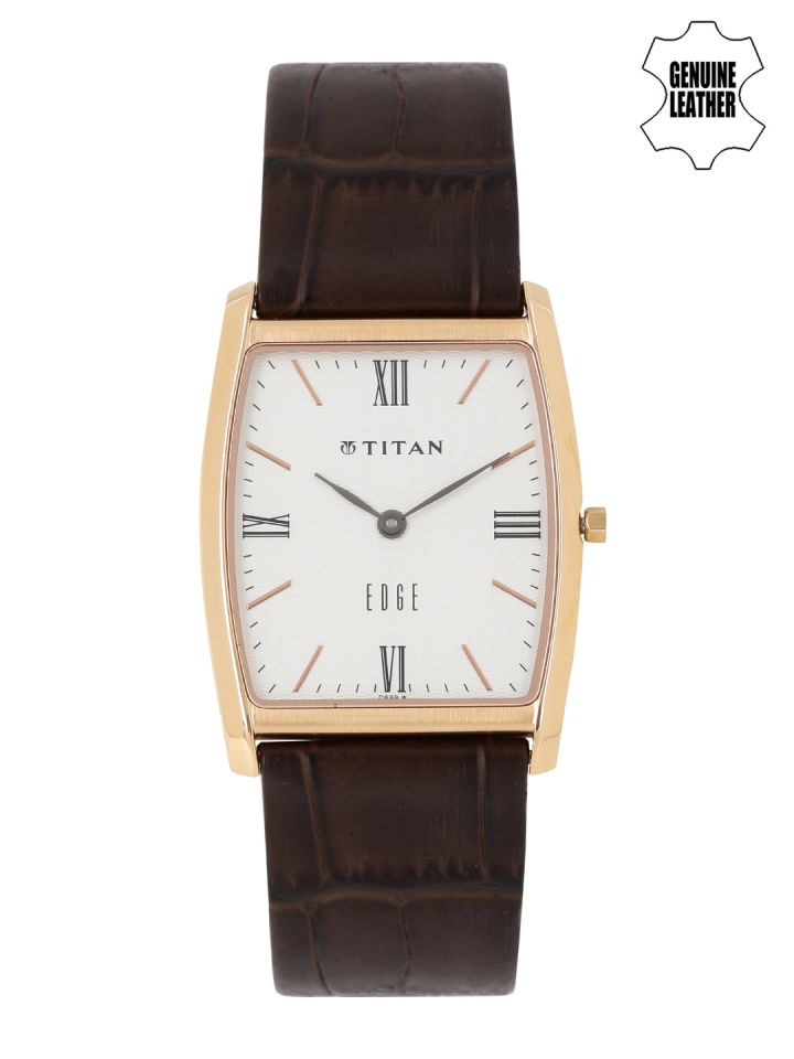Titan Edge Men White Dial Watch NH1044WL01