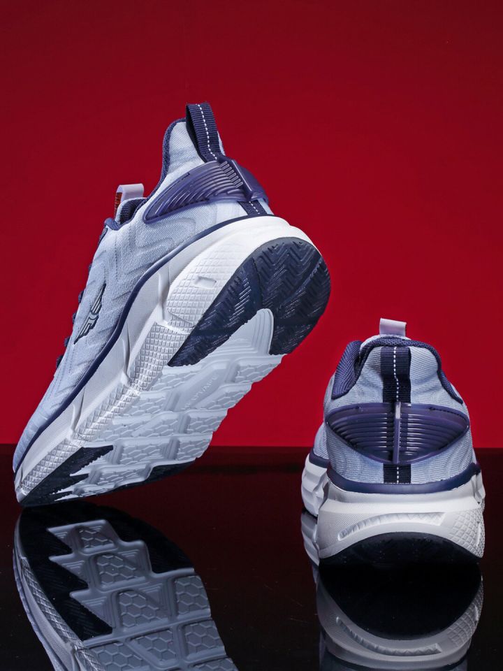 Myntra red outlet tape sports shoes