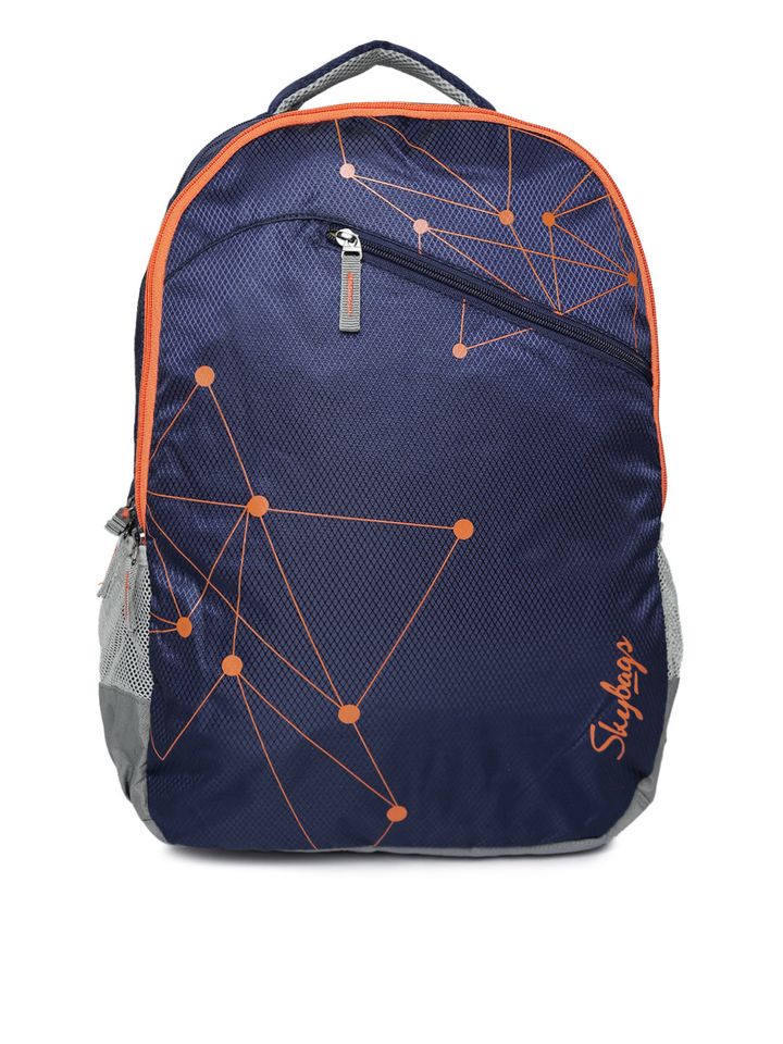 Buy Skybags Unisex Navy Blue Printed 