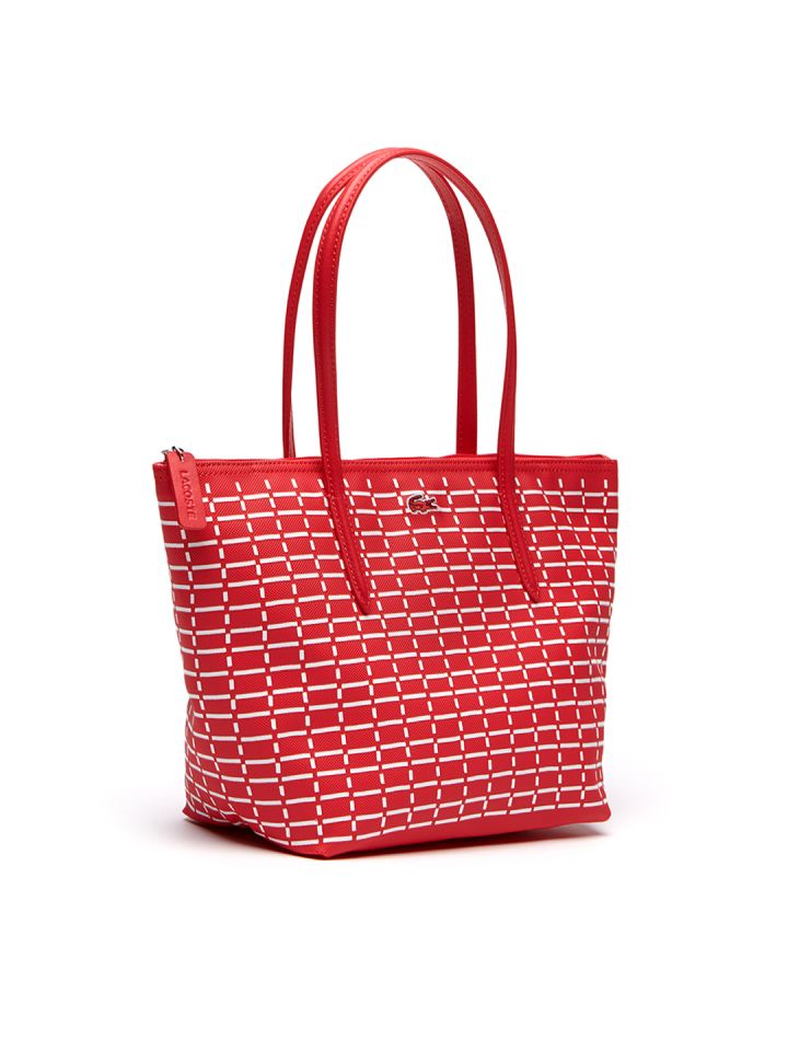 Buy Lacoste Red White Printed Shoulder Bag Handbags for Women