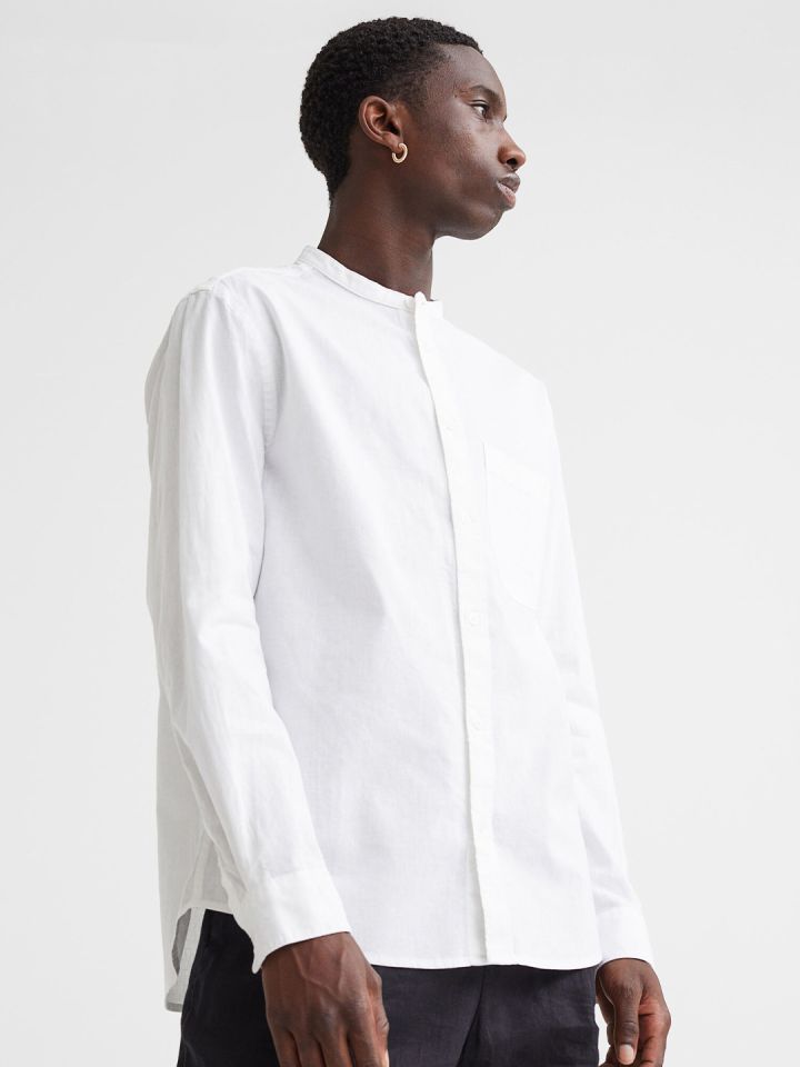 H and m best sale grandad shirt