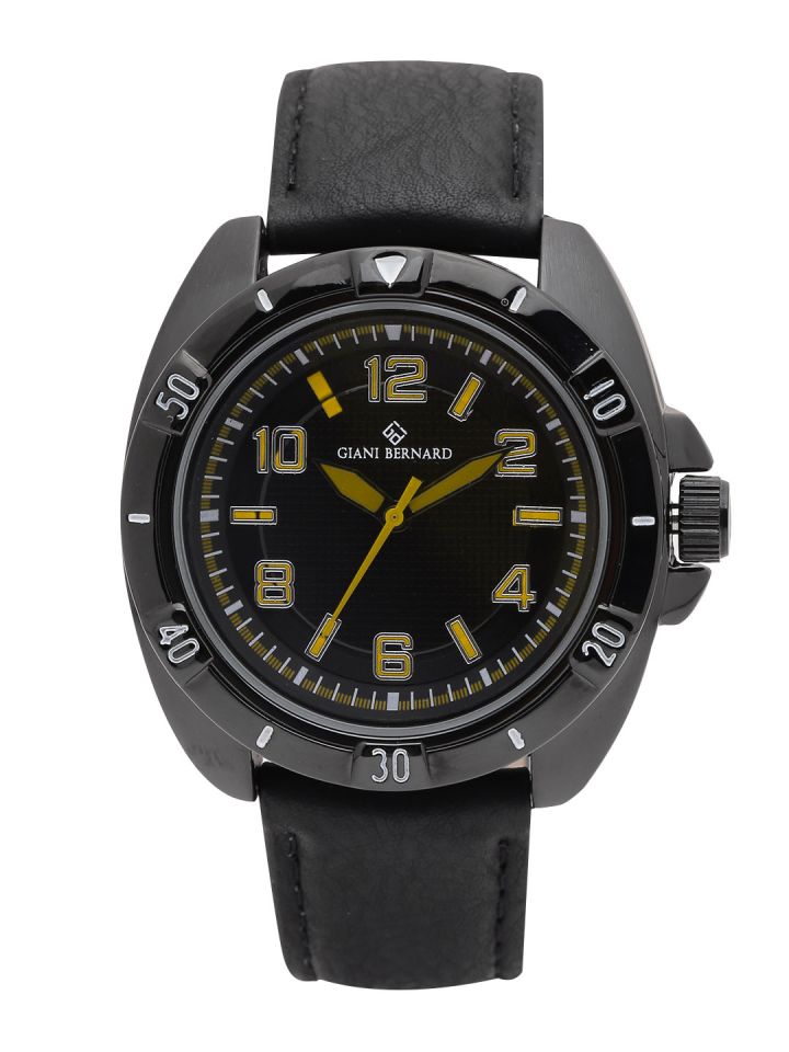 Buy Giani Bernard Men Black Analogue Watch GB 110B Watches for