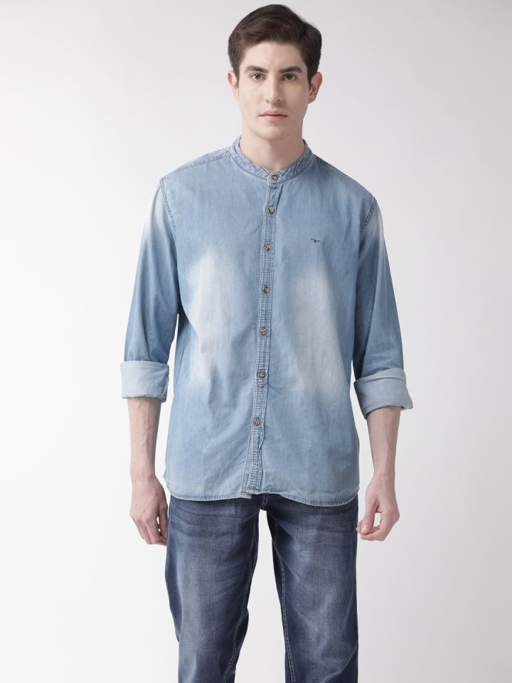 flying machine denim shirt