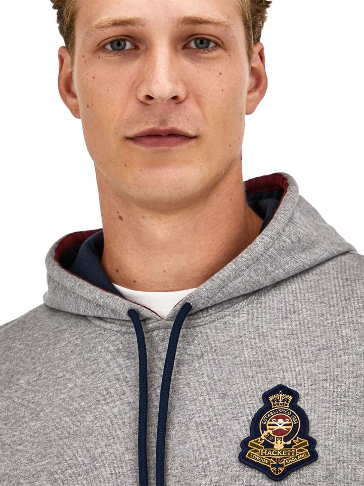 Buy HACKETT LONDON Men Hooded Pure Cotton Sweatshirt Sweatshirts