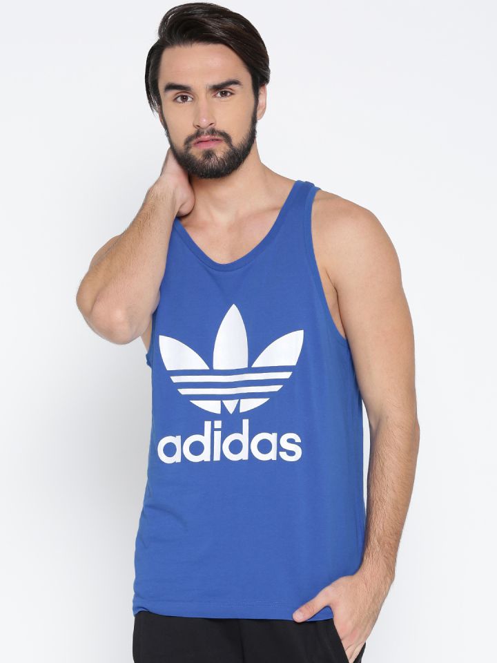 adidas sleeveless t shirt mens