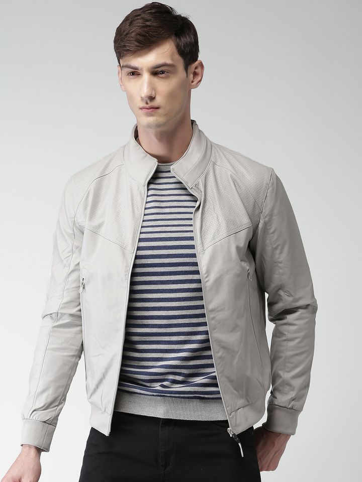grey biker jackets