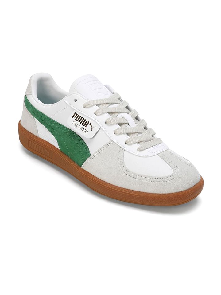 Buy Puma Palermo Lth Unisex Round Toe Lace Ups Sneakers Casual