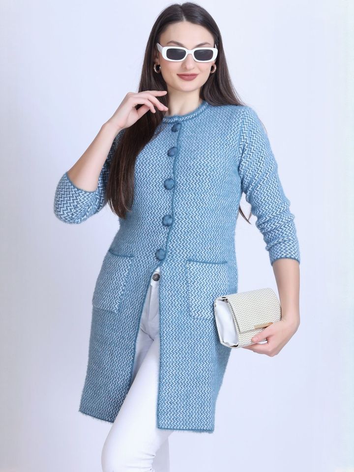 Buy Roadster Green Women Long Coat Style Cardigan Coats for