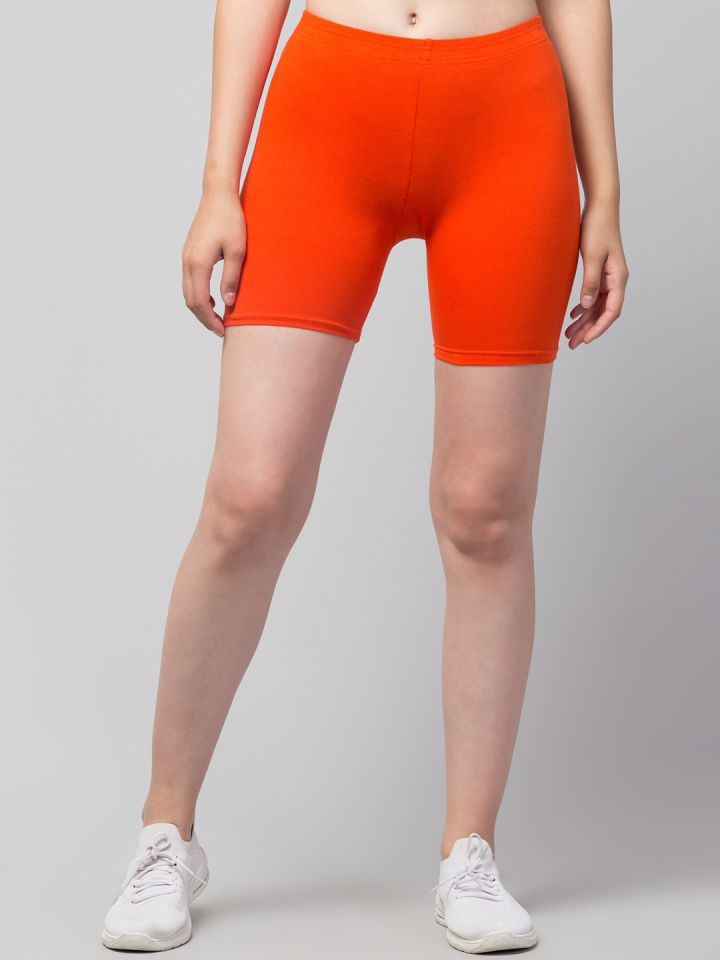 Orange and blue shorts store