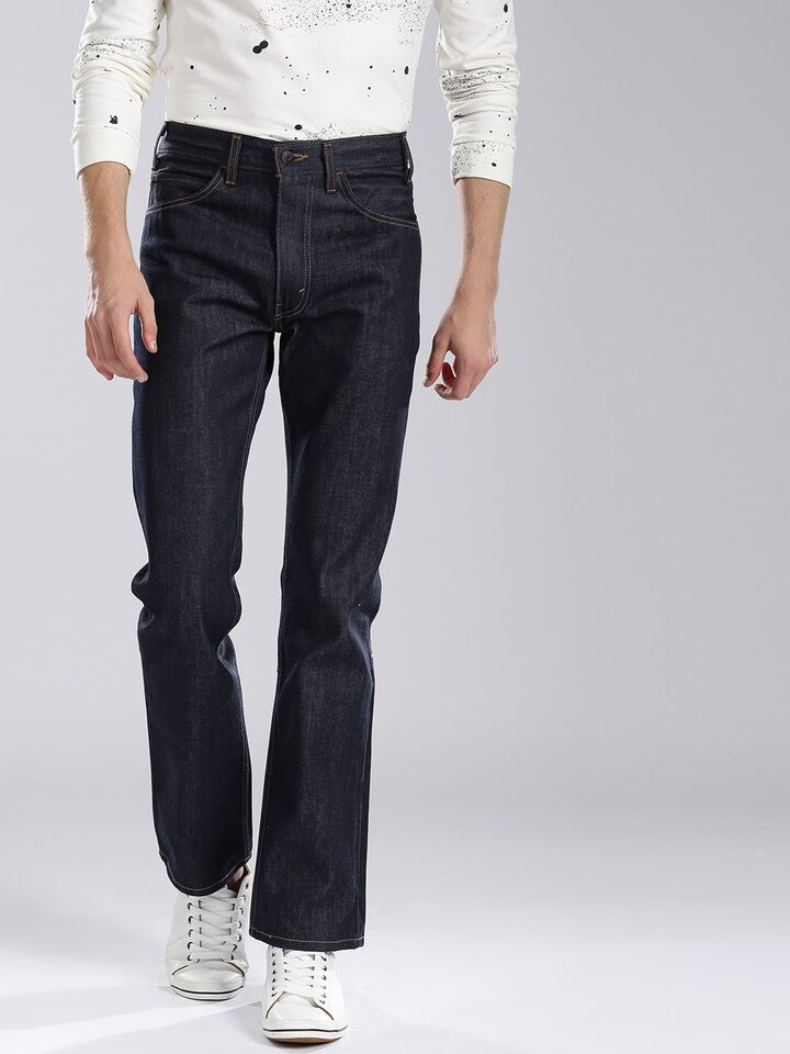 Buy Levis Men Navy 517 Slim Fit Mid Rise Clean Look Jeans - Jeans for Men  2030098 | Myntra