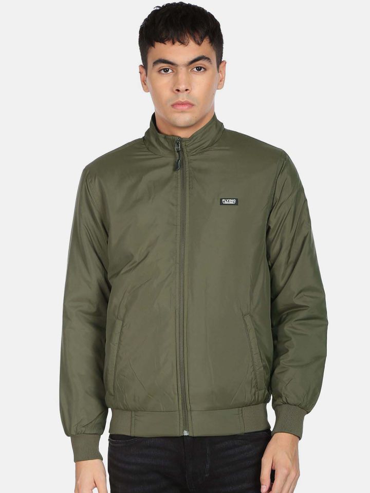 Polyester bomber jacket top