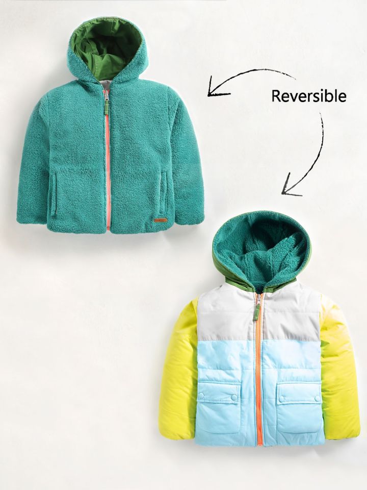 Buy Cherry Crumble Boys Colourblocked Padded Jacket Jackets for
