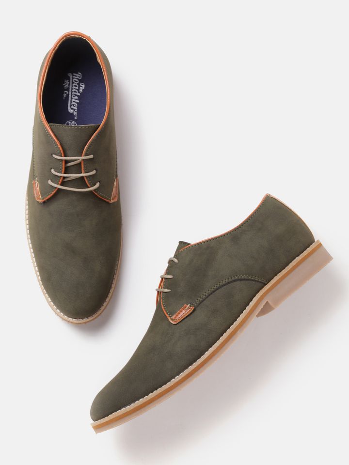 olive green casual shoes