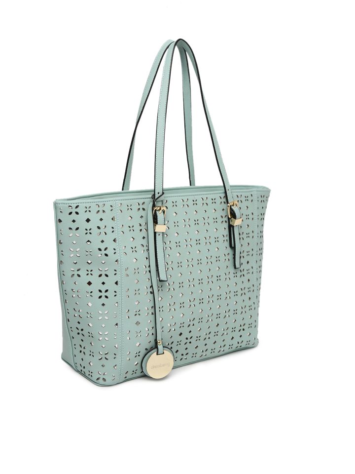 Dressberry blue solid shoulder bag sales