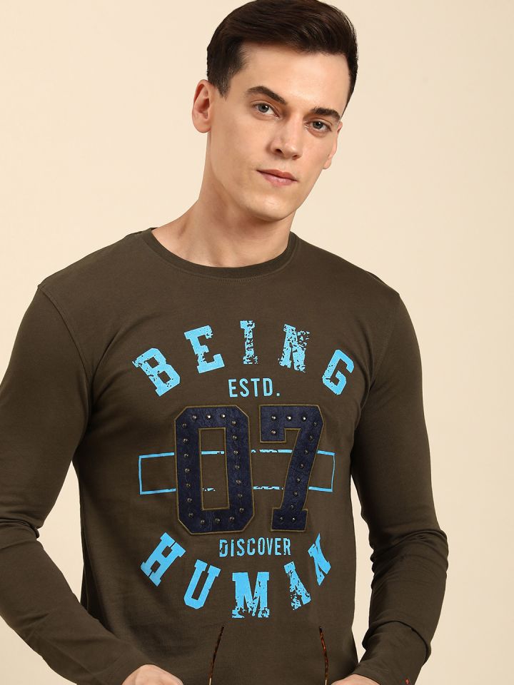 Being human sales brand t shirt