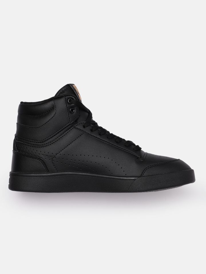 Buy One8 X PUMA Men Black Shuffle Mid One8 Better V2 Perforations