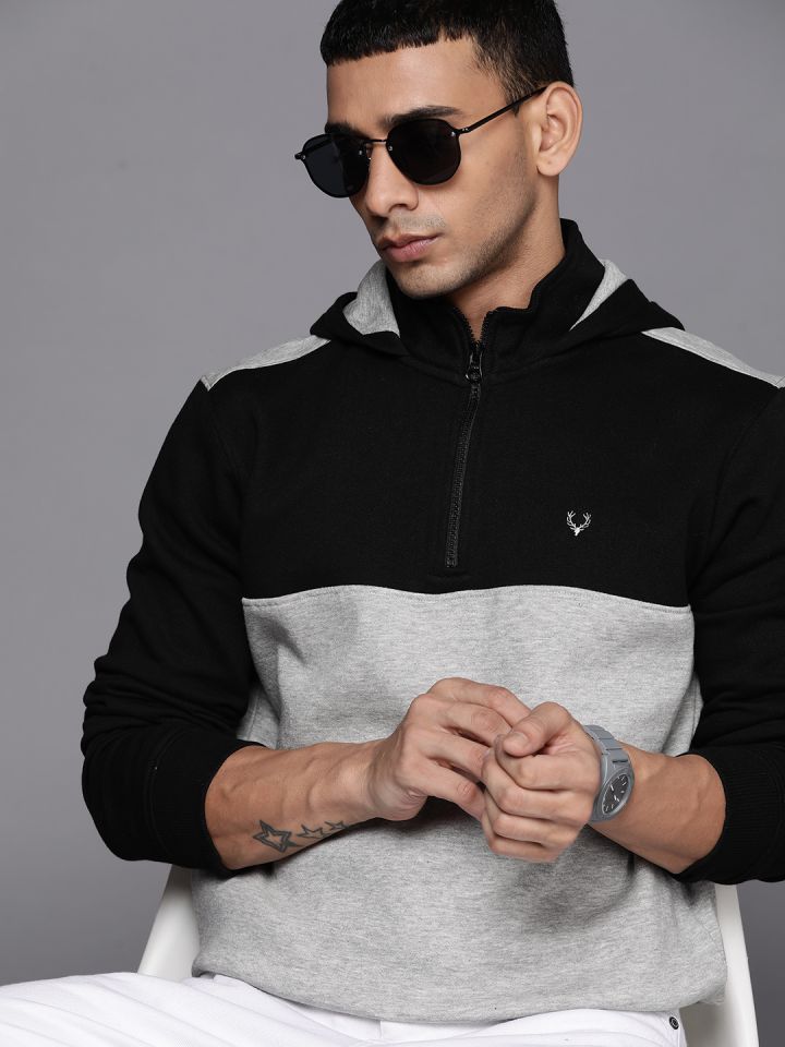 Allen solly hotsell black sweatshirt