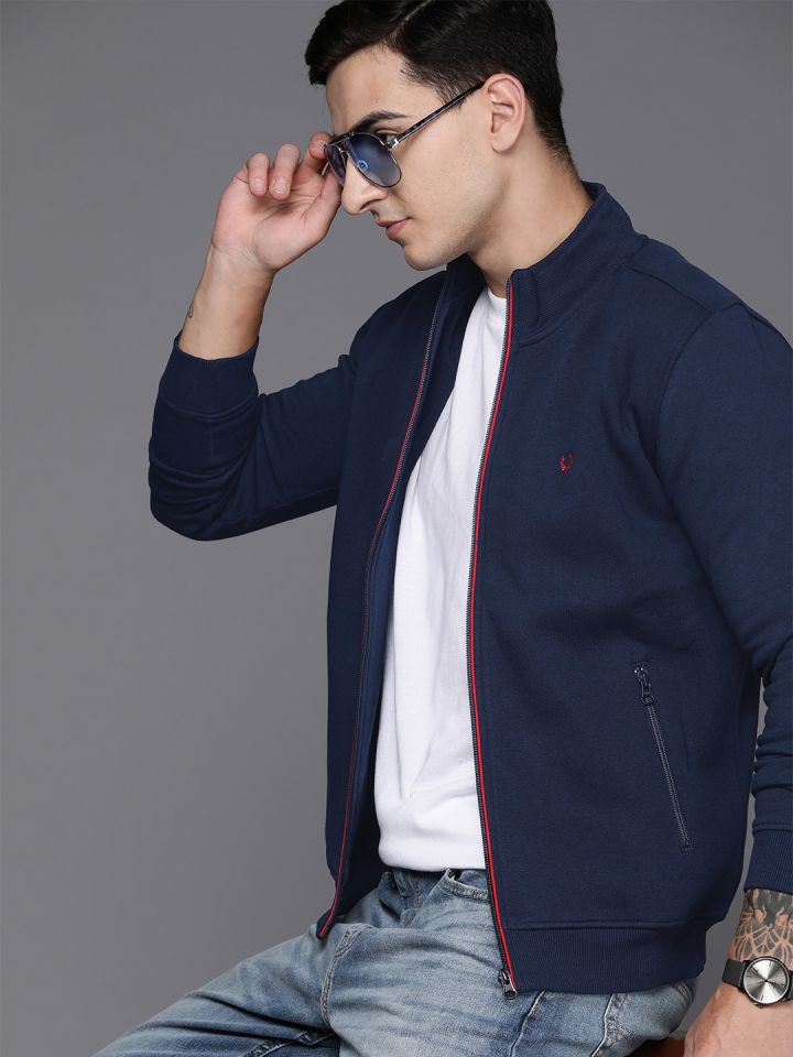 Allen solly 2025 navy blue sweatshirt