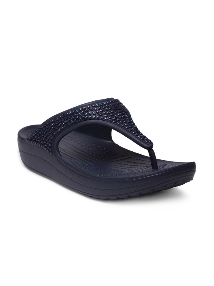Women's crocs deals sloane embellished flip