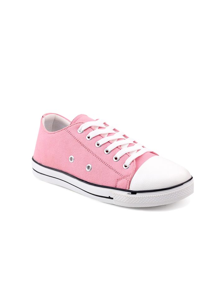 Pale pink clearance canvas shoes