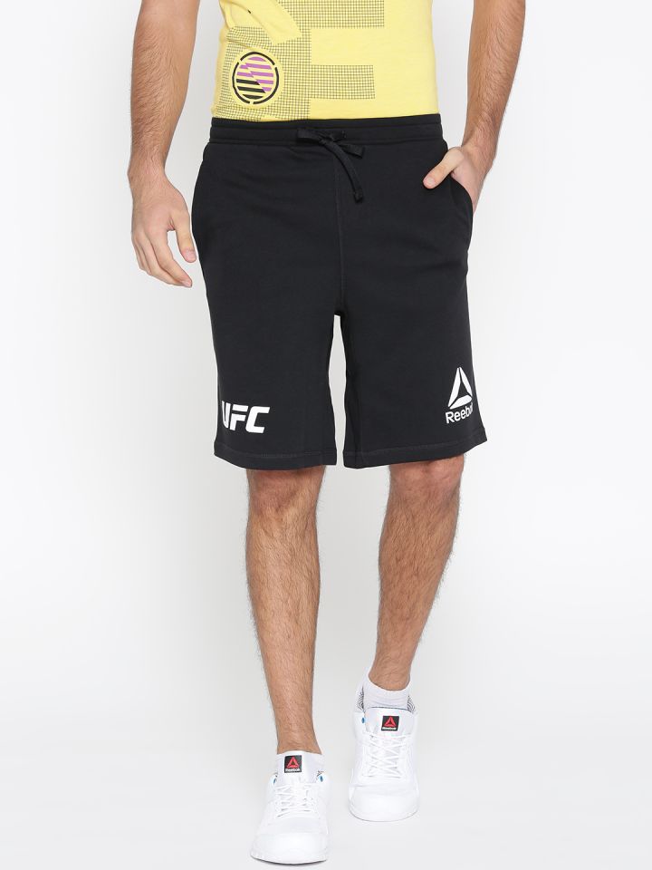 Buy Reebok Men Black UFC FG French Terry Printed Detail Sports Shorts -  Shorts for Men 2036485
