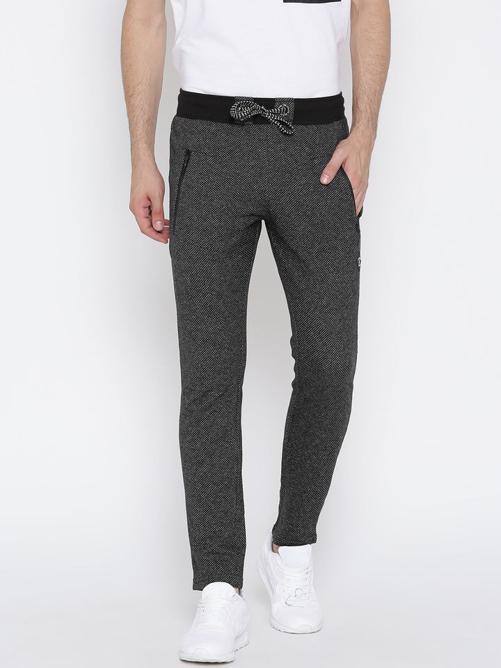 patterned track pants