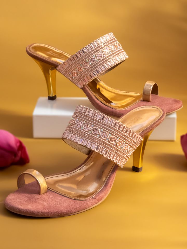 Rose best sale gold sandals